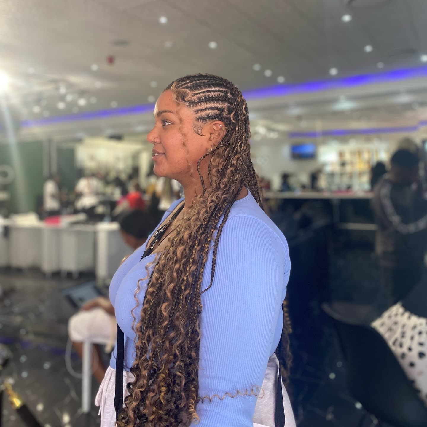 Boho Stitch Braids & Curls