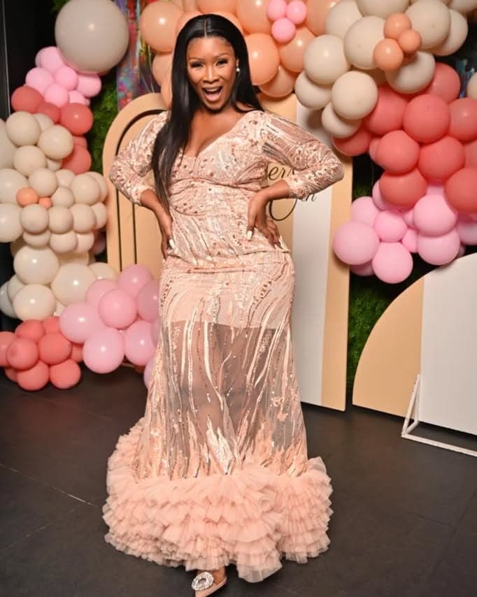 Luminous Gold Gala Gown