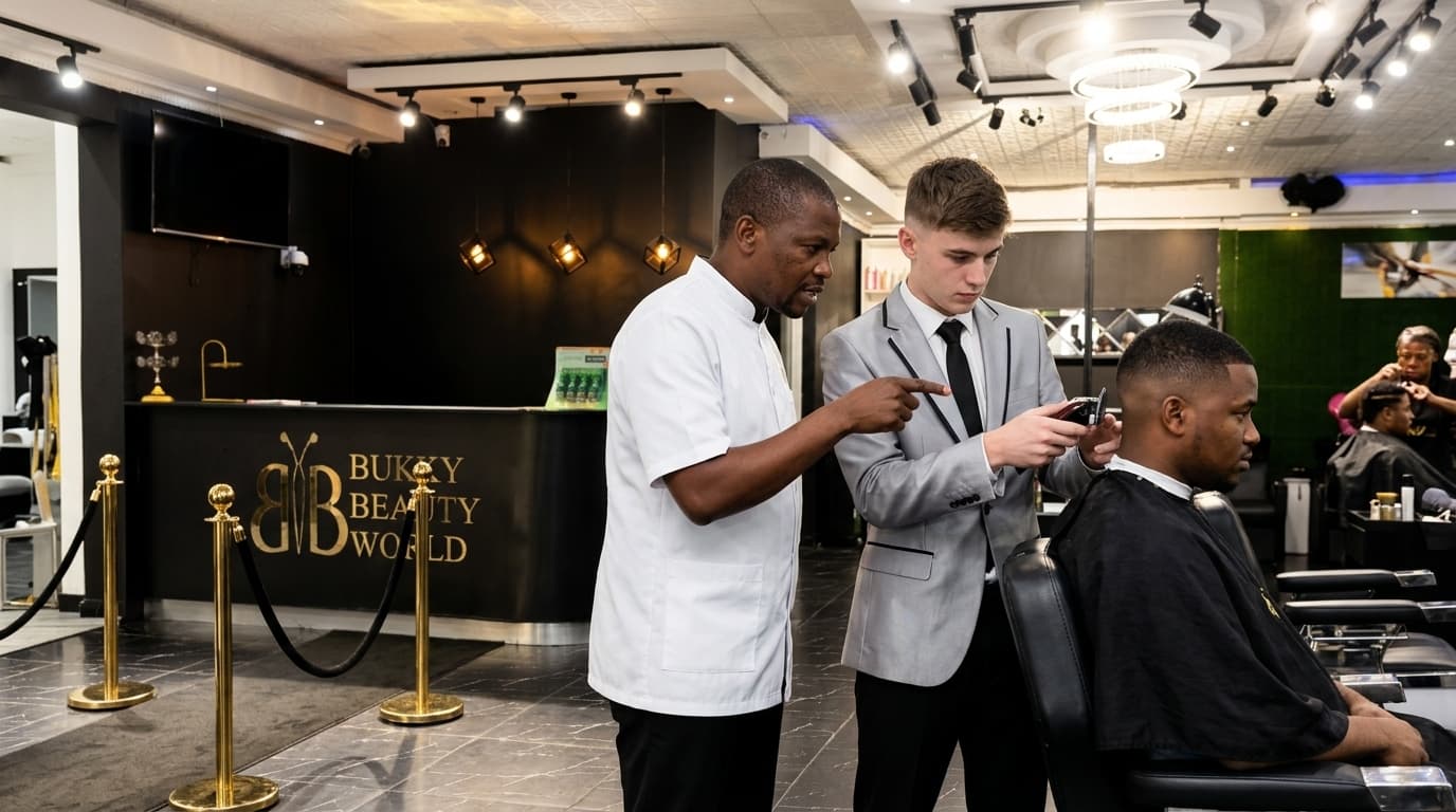 Barbering Lab at Bukky Beauty Academy Centurion
