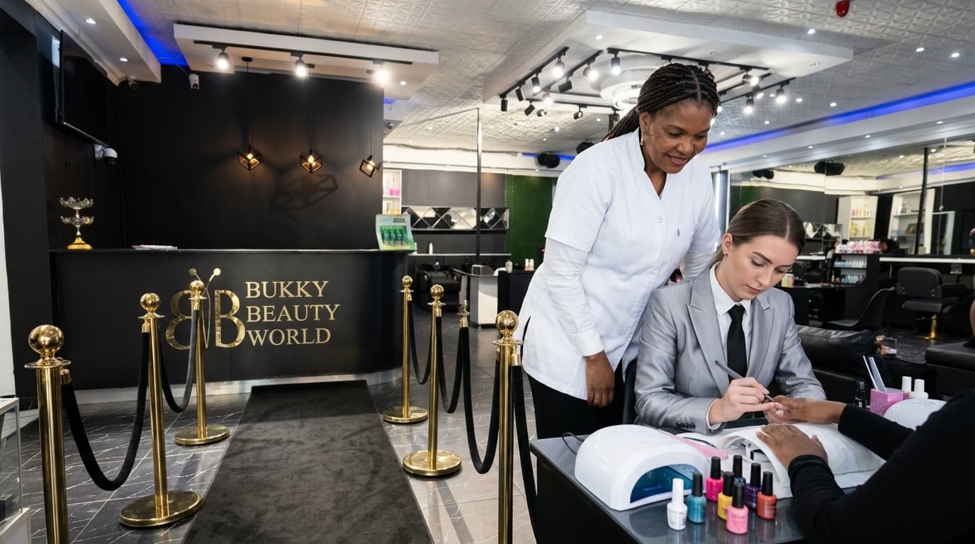 Nail Technology Lab at Bukky Beauty Academy
